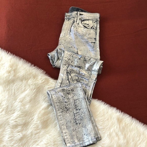 AG Adriano goldschmied Farrah skinny icedsilver 25 - Picture 4 of 7